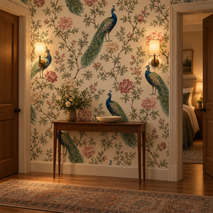 Peacocks in Bloom