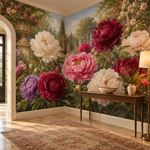 Peonies at the Garden Gate