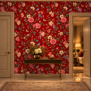 Crimson Garden Chinoiserie