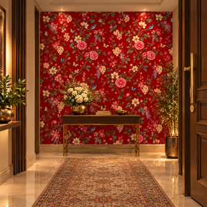 Crimson Garden Chinoiserie
