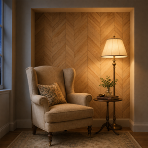 Honey Oak Chevron
