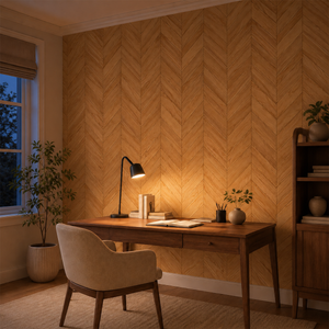 Honey Oak Chevron