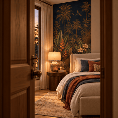 Midnight Palm Garden