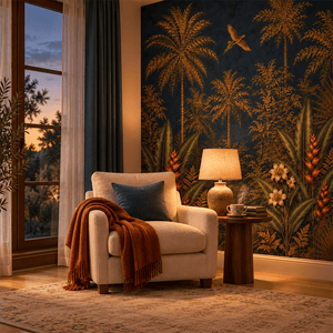 Midnight Palm Garden