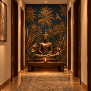 Midnight Palm Garden