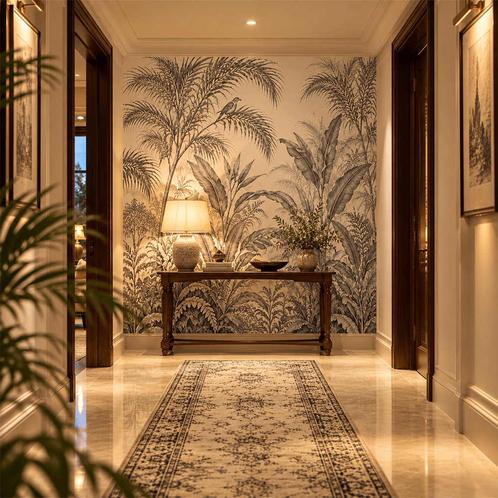 Sepia Palms