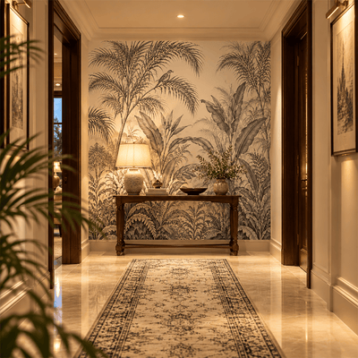 Sepia Palms