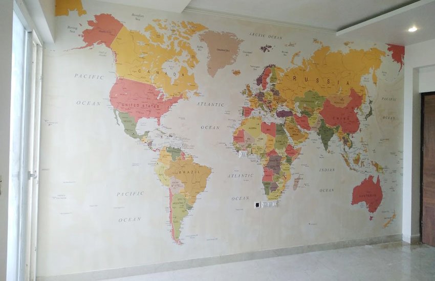 Multicolour Map