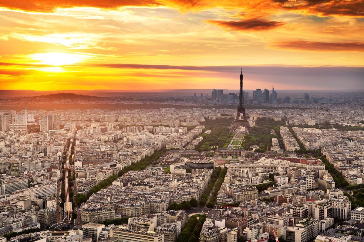 Paris at Sunset