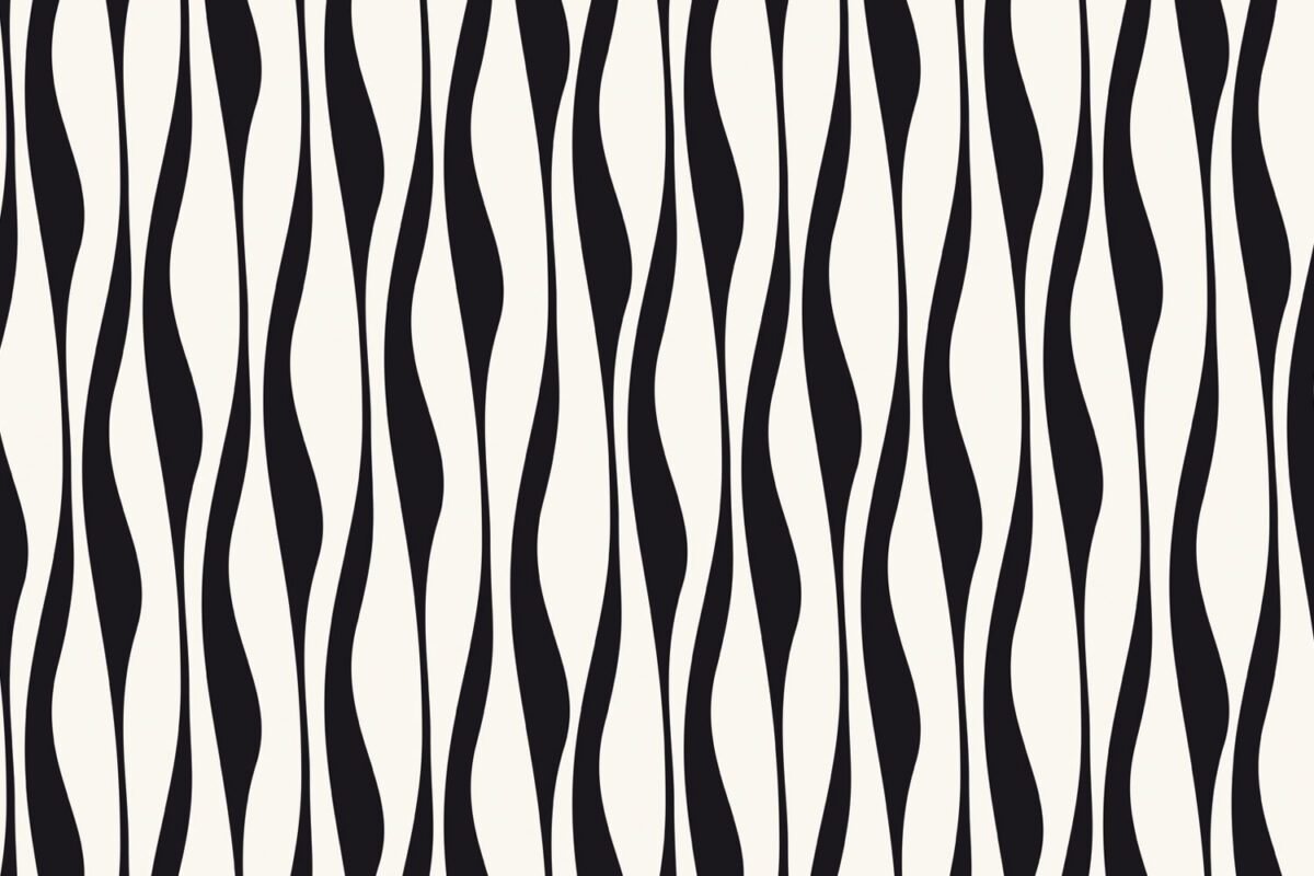 BW Weaving Lines Print A Wallpaper
