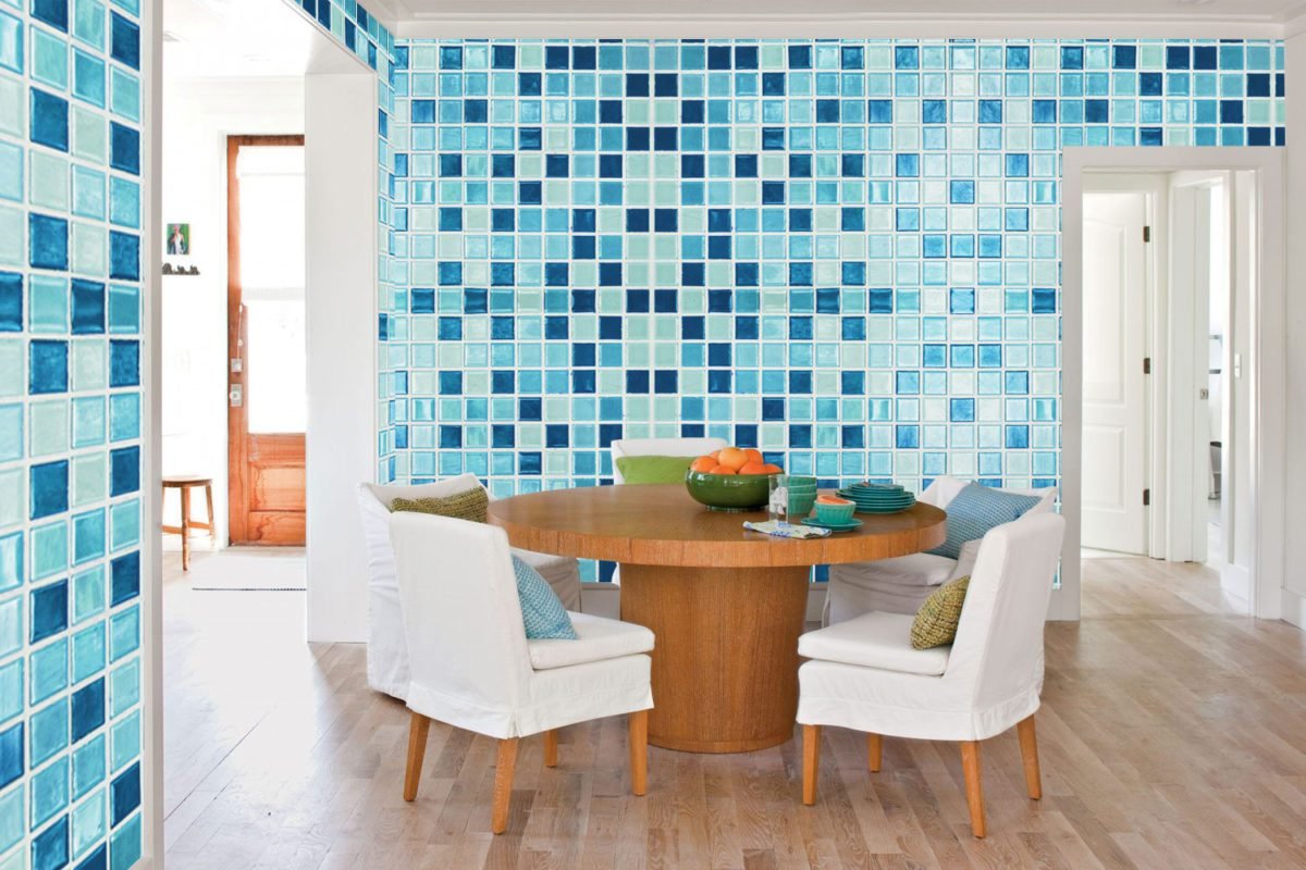 Blue Tiles – Print A Wallpaper