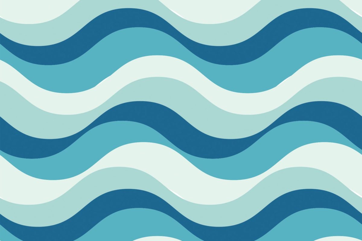 Blue Waves – Print A Wallpaper