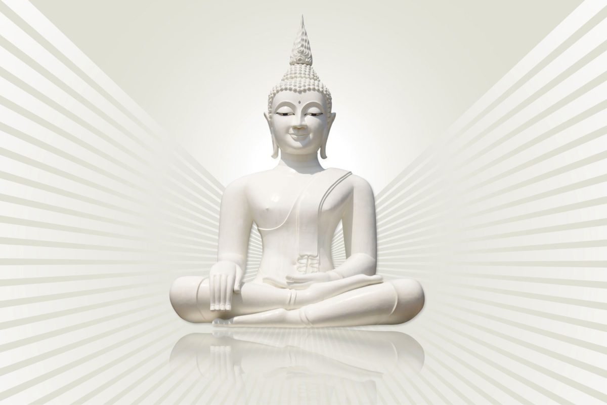 Buddha with White Rays