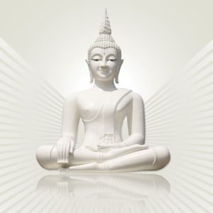 Buddha with White Rays