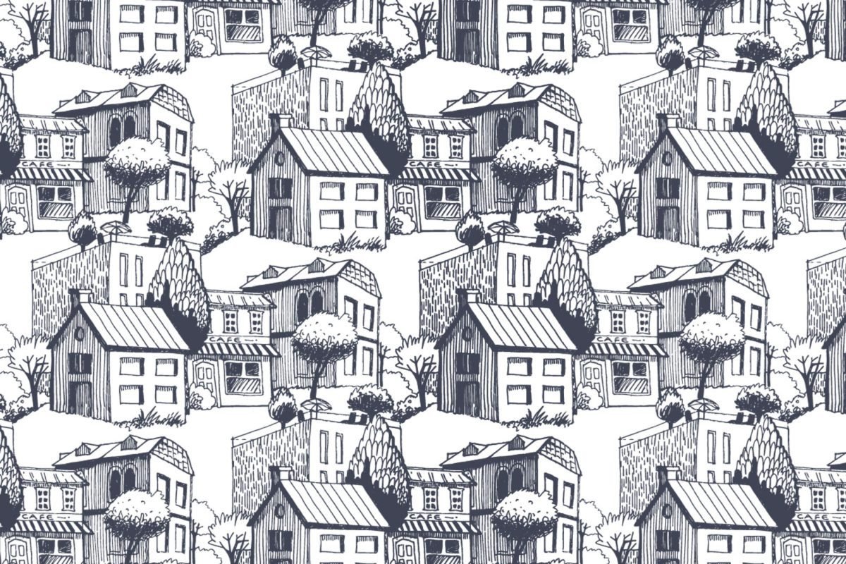 City Pattern – Print A Wallpaper