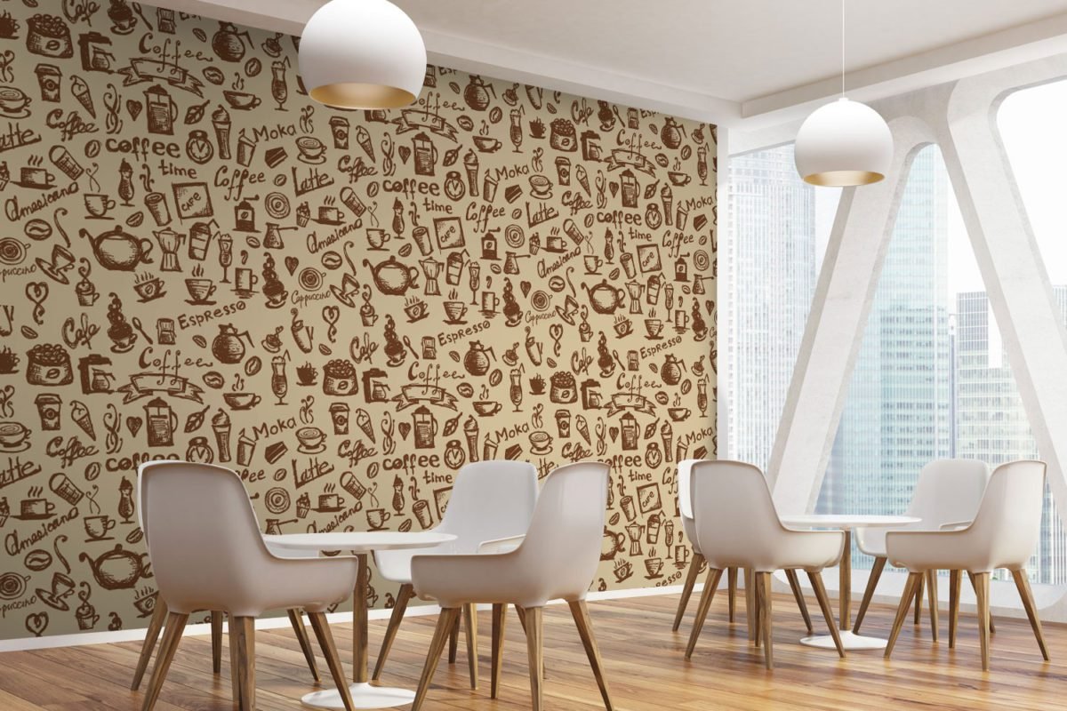 Coffee Wall – Print A Wallpaper