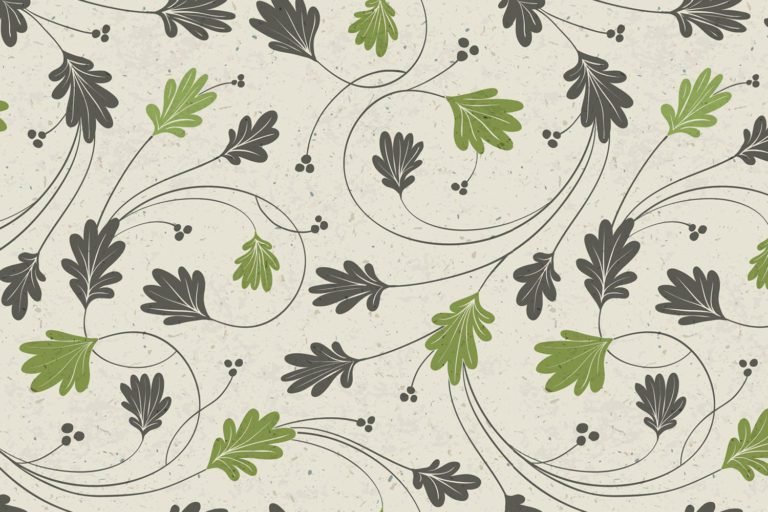 Green Pattern Leaves | Print A Wallpaper