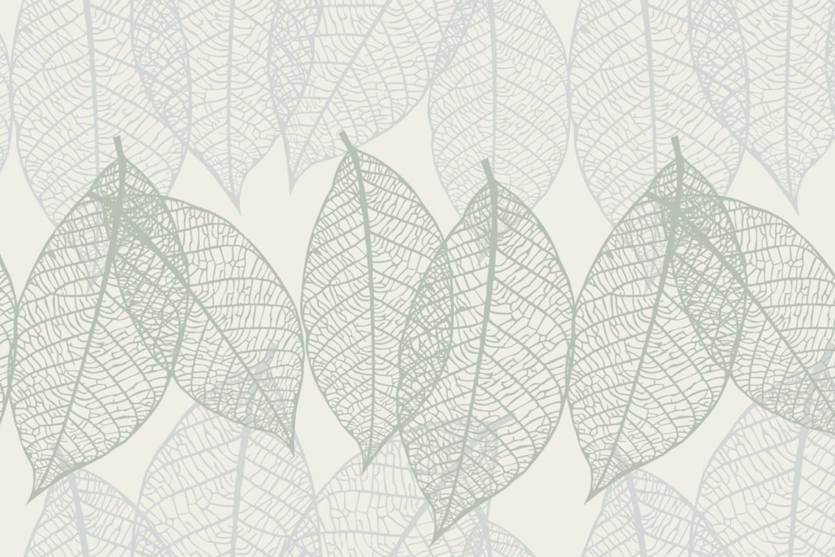 Grey Leaves – Print A Wallpaper