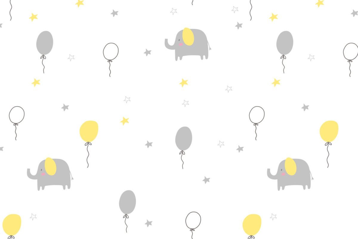 Grey Yellow Elephants