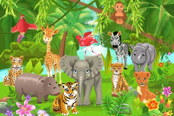 Jungle Animals Portrait
