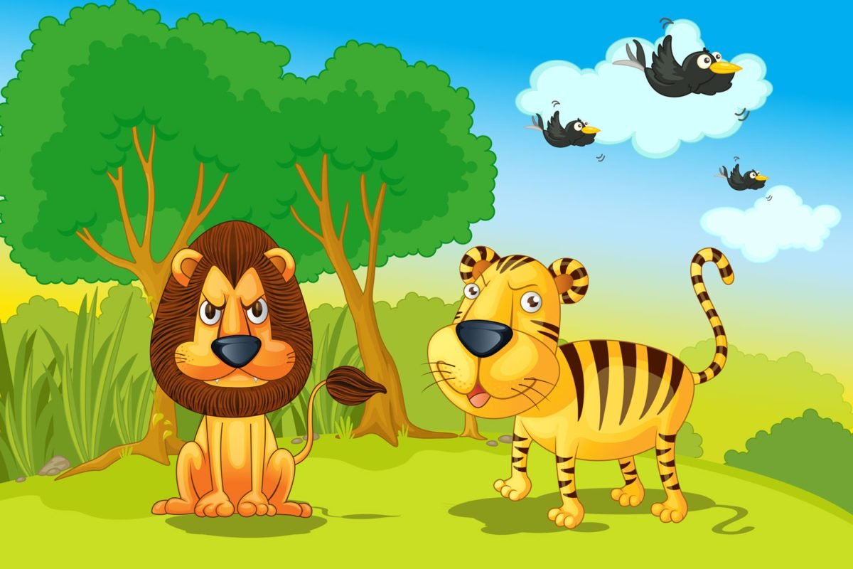 Jungle Cats Print A Wallpaper