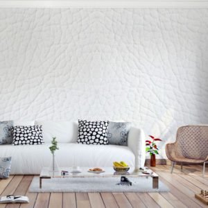 Leather Texture in White