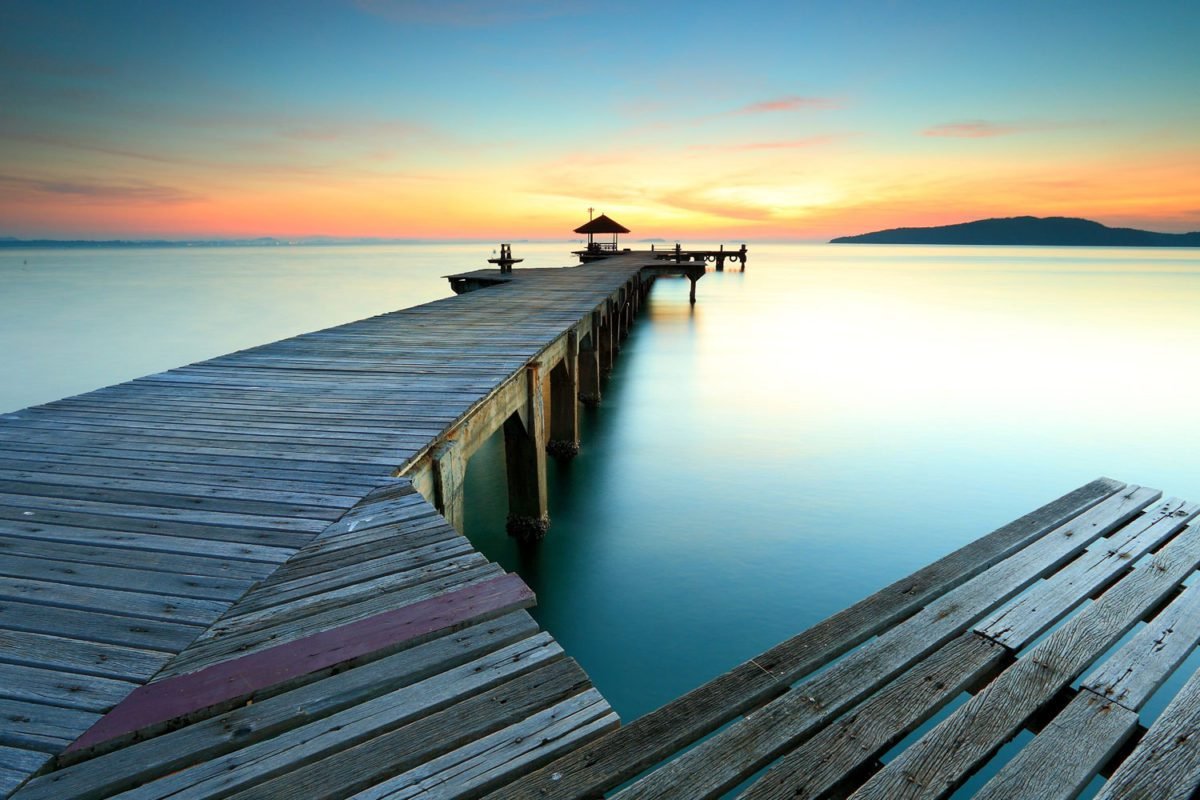 Old Rusty Wooden Dock