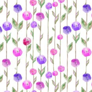 Purple Pink Vertical Flowers
