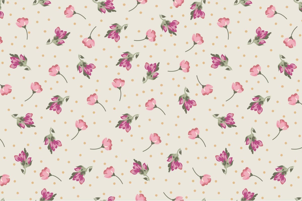 Rose Bud Pattern – Print A Wallpaper