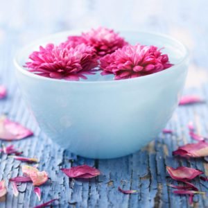 Spa Flowers in Bowl