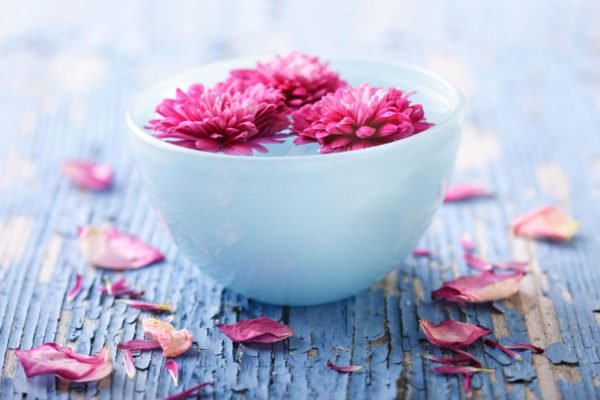 Spa Flowers in Bowl