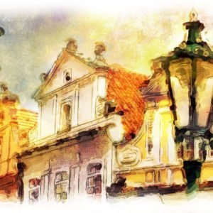 Street in Water Colour