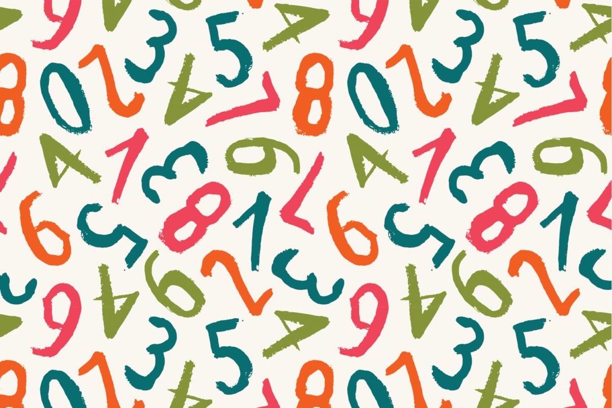 Upside Down Numbers | Print A Wallpaper