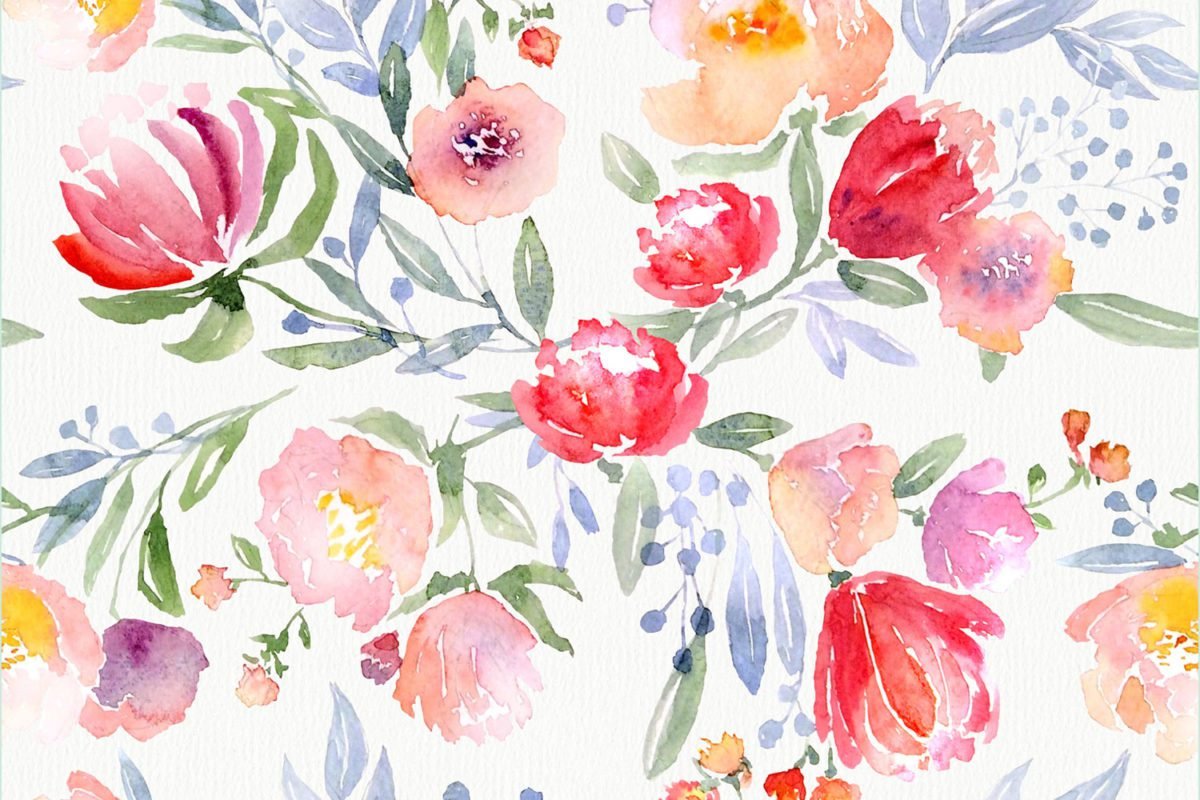 Watercolor Floral Pattern