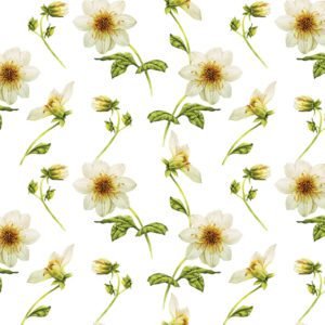 White Flowers Pattern