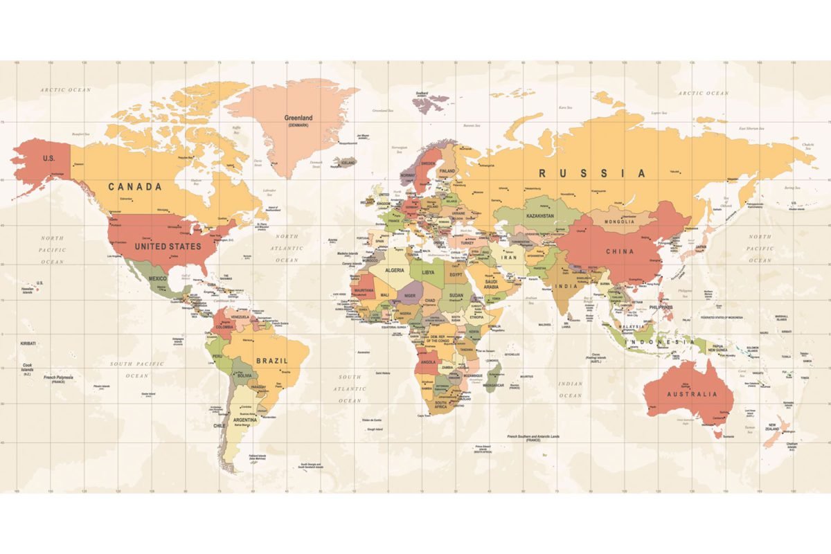 World Political Map – Print A Wallpaper