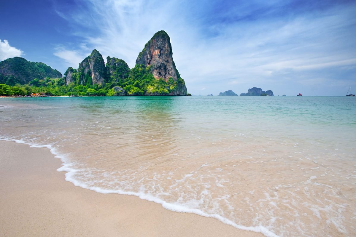 Beach with Blue Waters