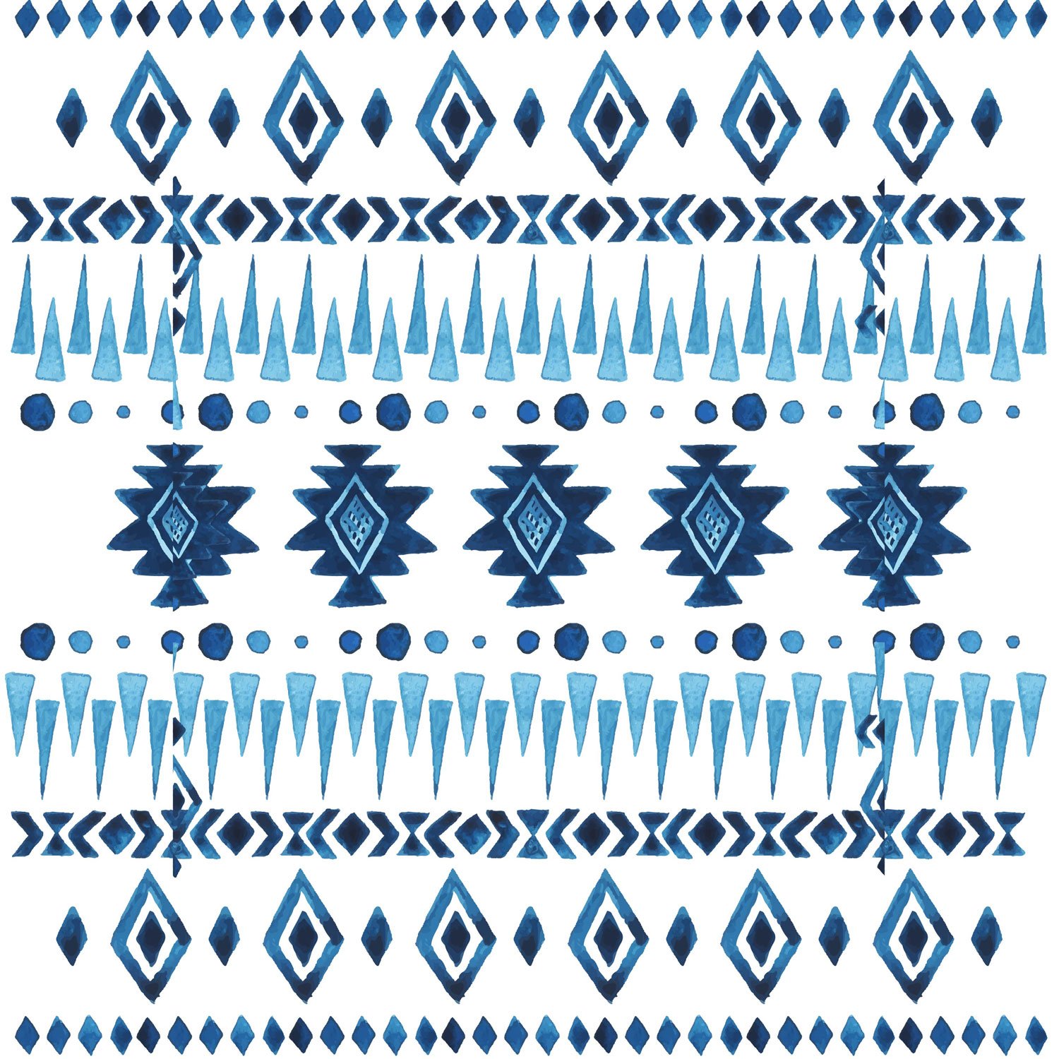 Blue Ikat | | Print A Wallpaper & More