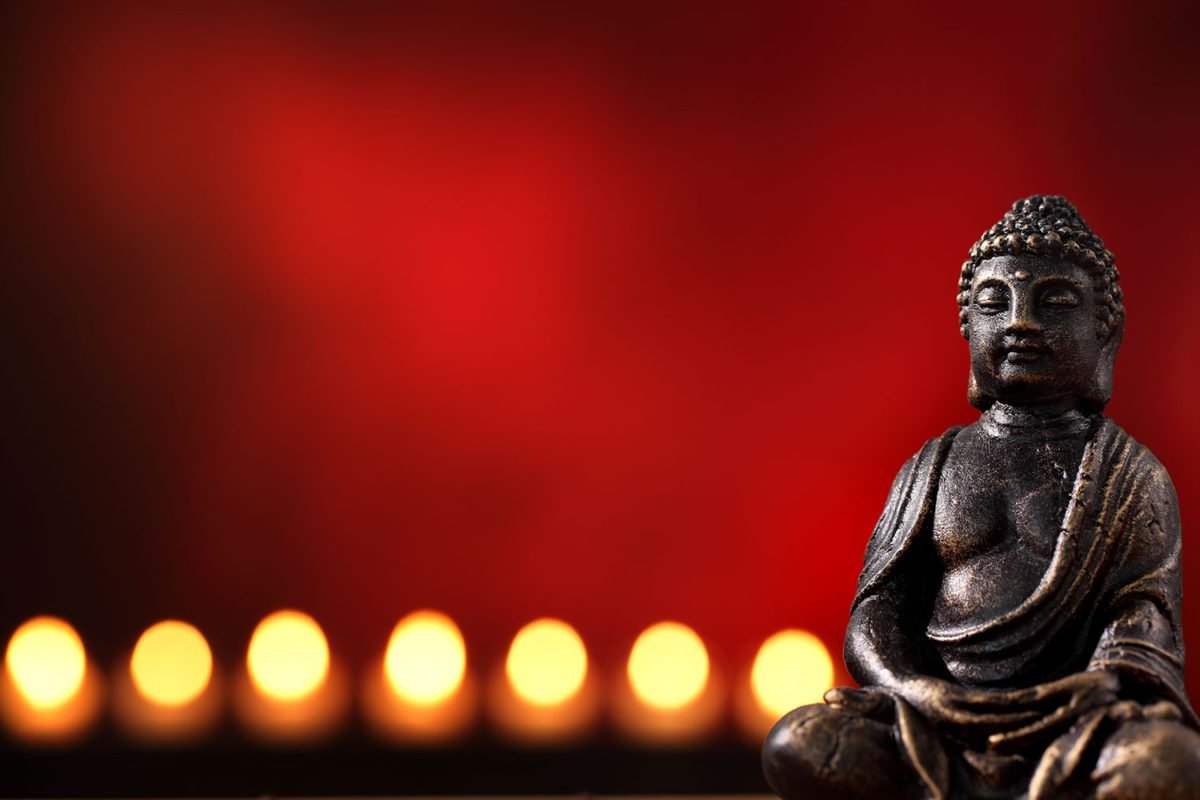 buddha_blur_lights_detail | Print A Wallpaper