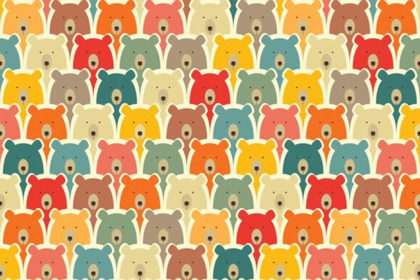 Colourful Bears