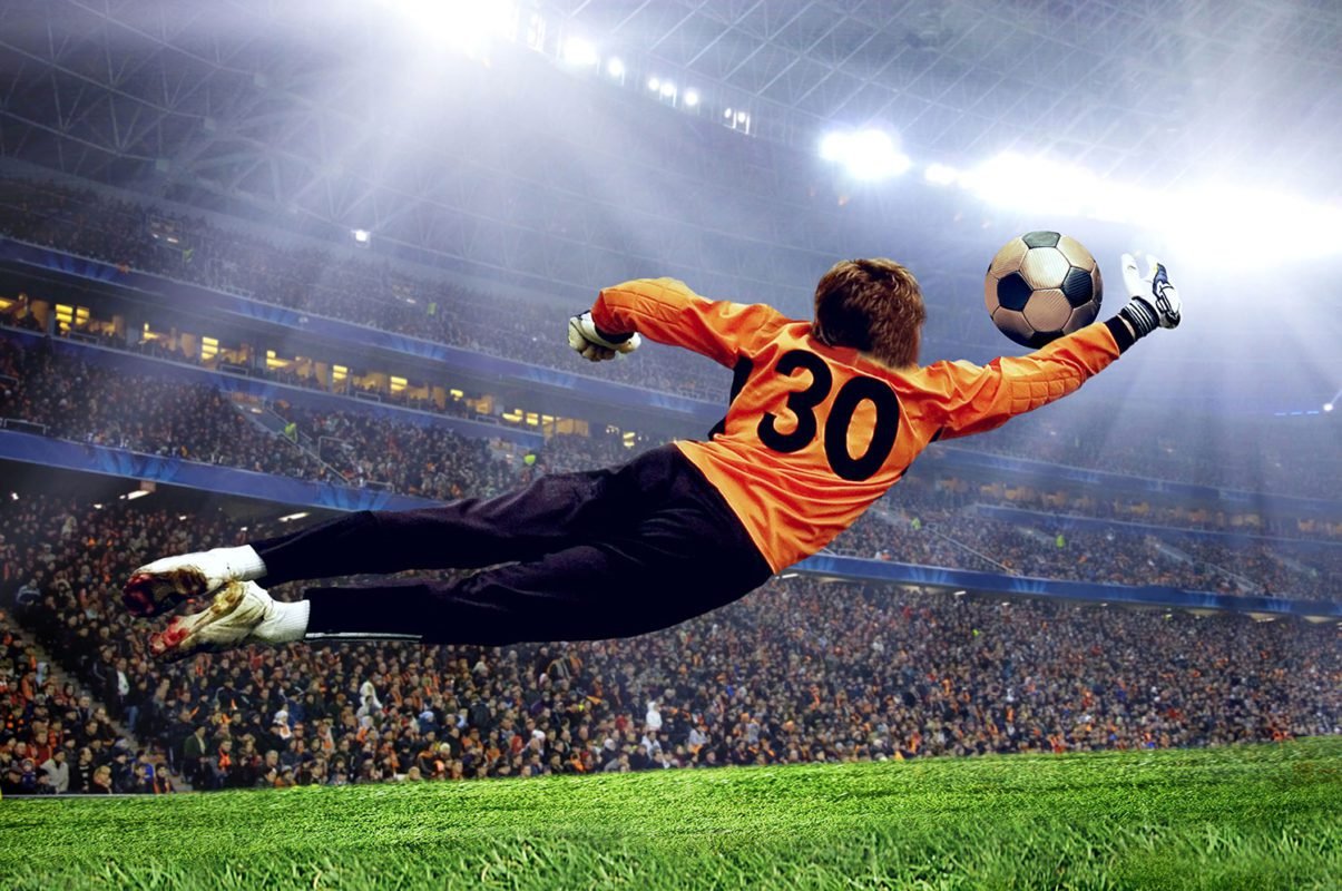 Goalkeeper in Orange