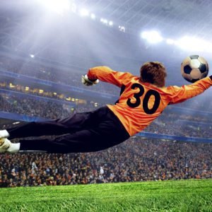 Goalkeeper in Orange