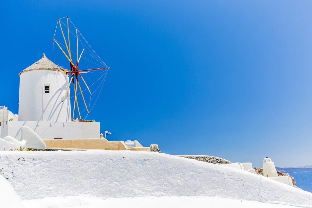 Greece Blue White