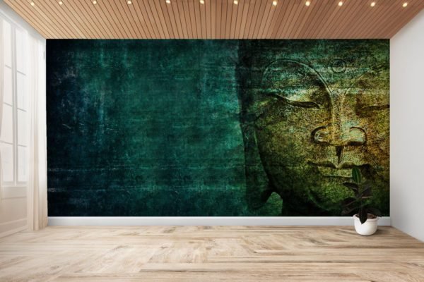 Green Grunge Buddha