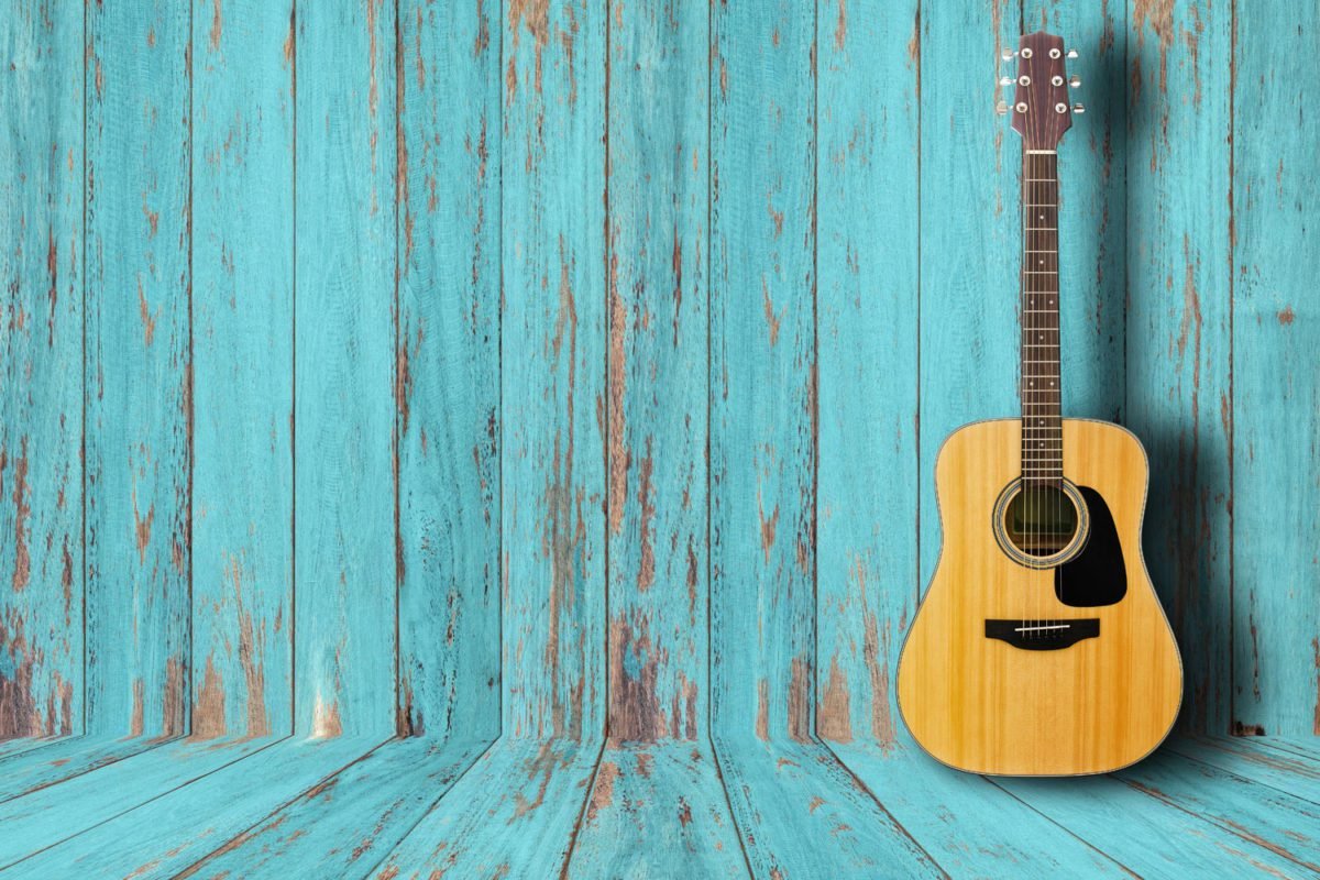 Guitar on Wood