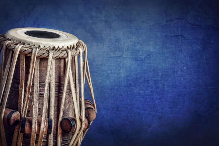 Indian Tabla Print A Wallpaper