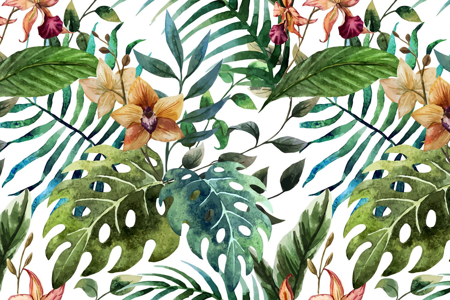 Jungle Leaves – Print A Wallpaper