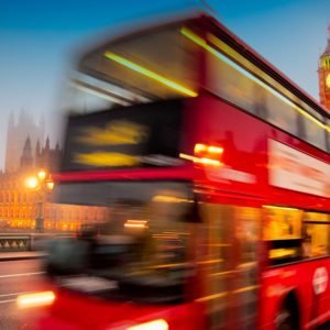 London Bus Blur