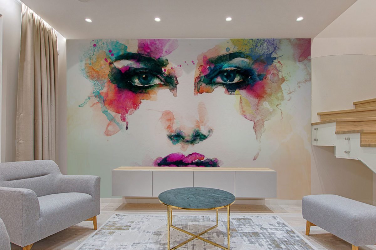 Painted Face – Print A Wallpaper