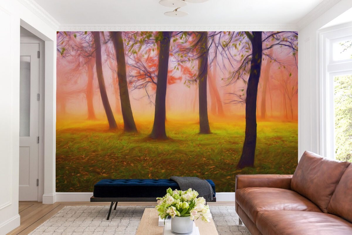 Painted Woods – Print A Wallpaper